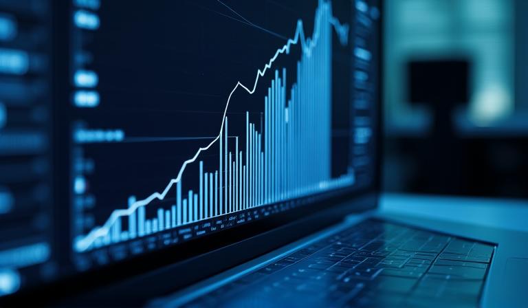 Graph showing ROI comparison between manual and automated reporting processes
